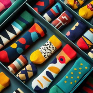 Comment choisir vos boxes of fun and fancy socks for women aux motifs géométriques