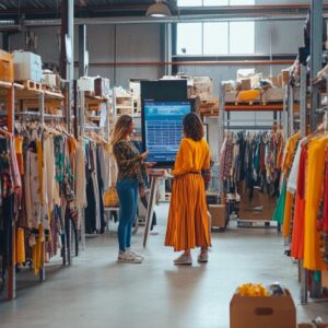 Comment les professionnels de la revente gèrent les volumes de vêtements conséquents