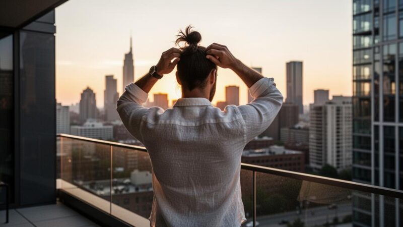 Chignon et dégradé pour hommes : les meilleures coiffures à adopter