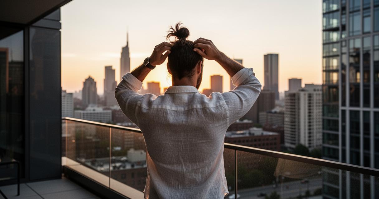 Chignon et dégradé pour hommes : les meilleures coiffures à adopter